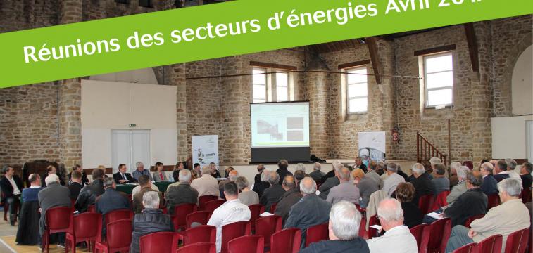 Photo réunion des secteurs d'énergies